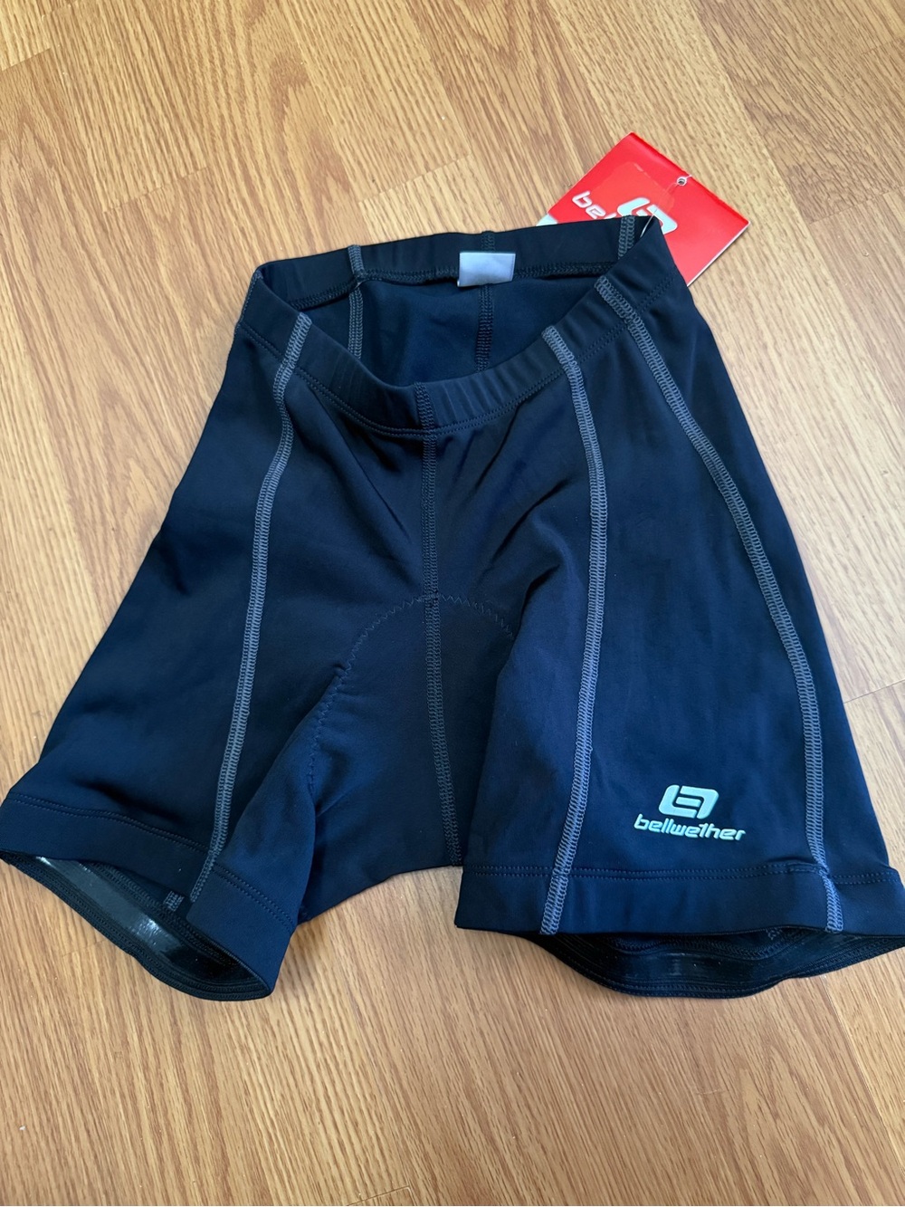 Bellwether black shorts with gray stitching size Small bellwether activewear NWT